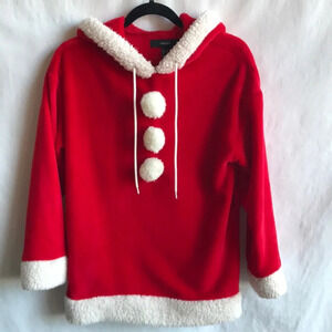 Forever 21 Santa-themed hoodie, size S